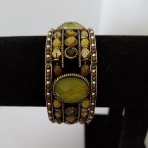Chico's Stretch Gold and Stone Bracelet-NWT